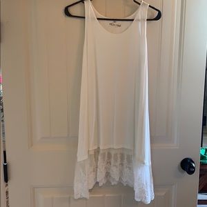 Beautiful white layering tank